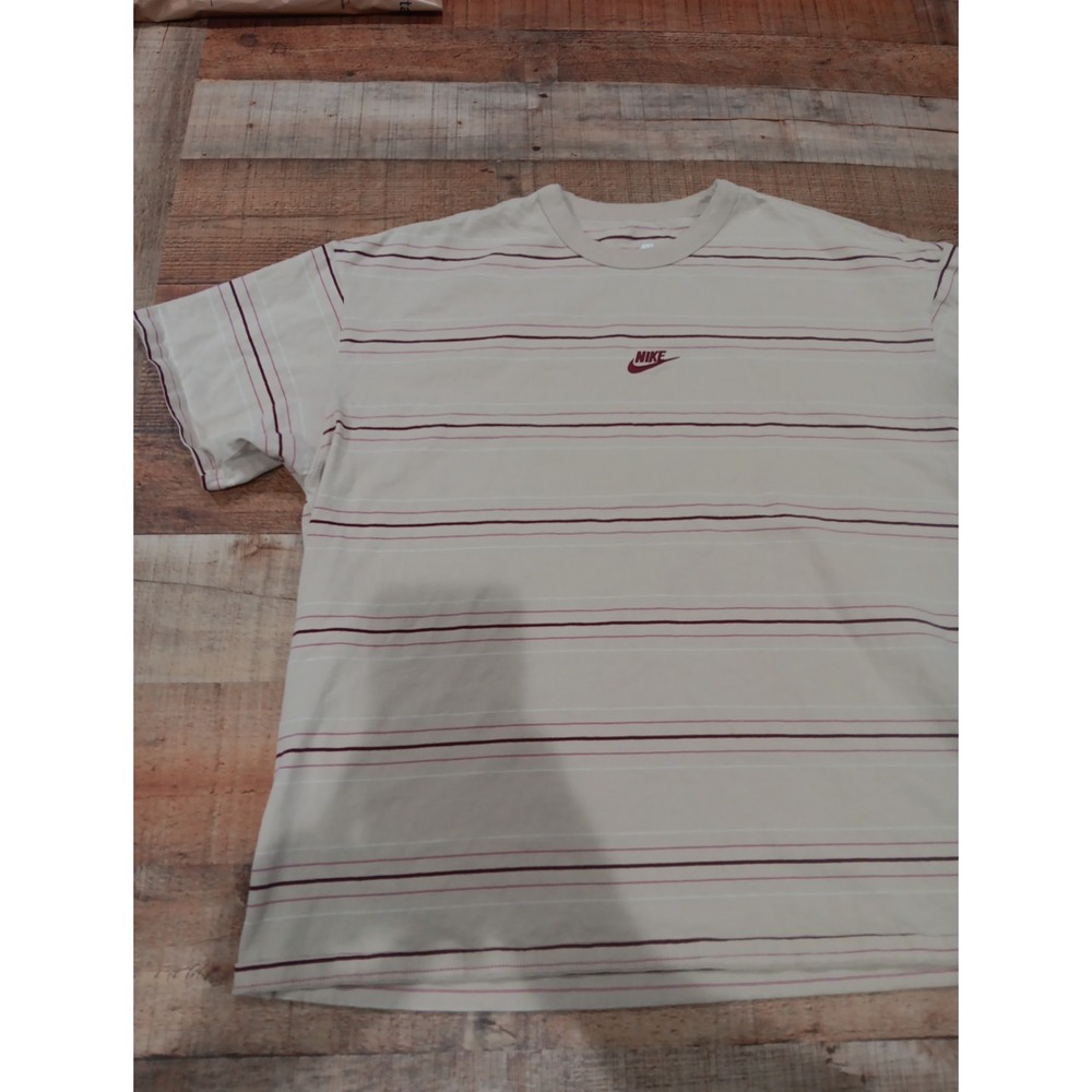 Nike Sportswear Premium Essentials T-shirt Men's Size 2XL Striped Loose Fit 2562